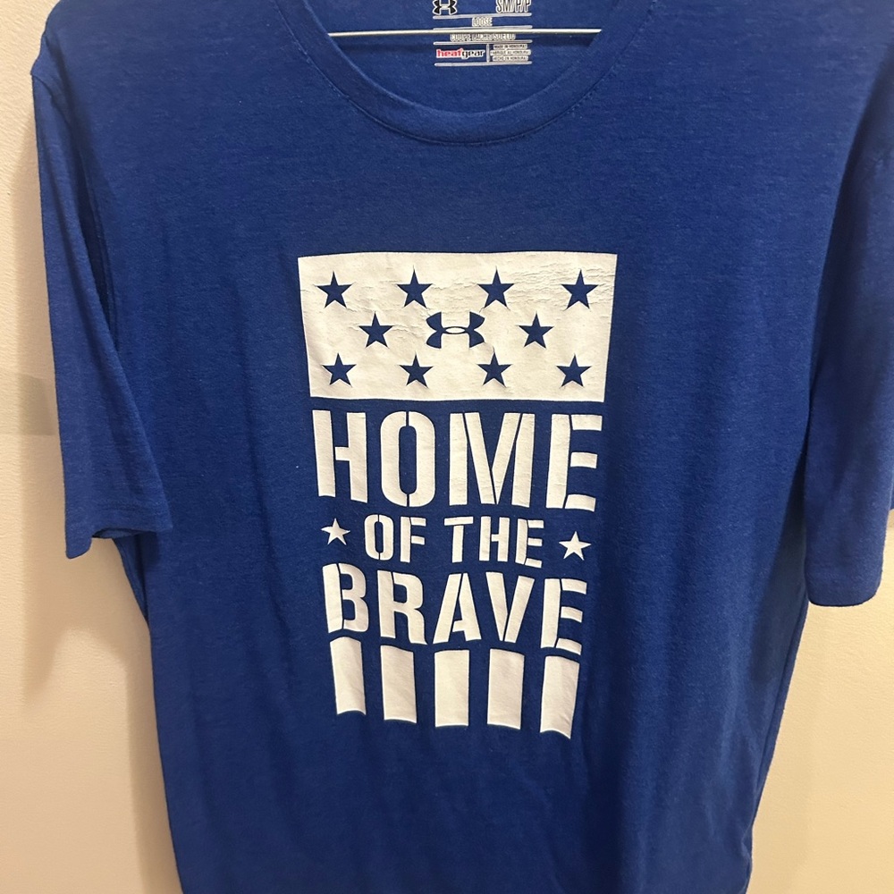 Under Armour Royal Blue HeatGear Shirt